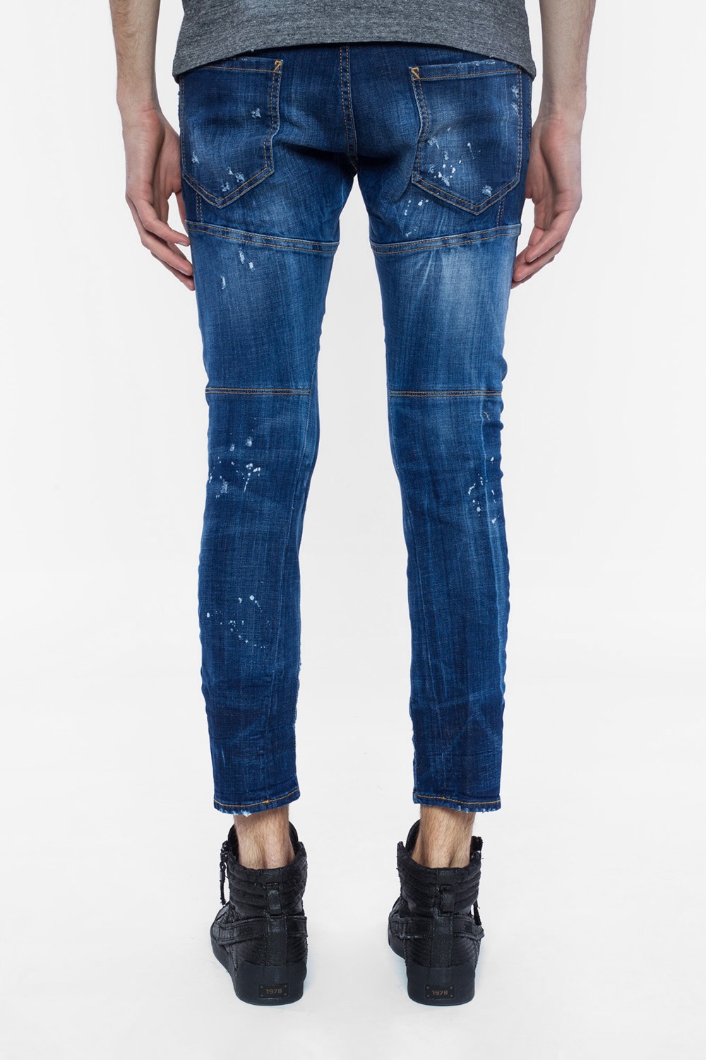 Blue 'Tidy Biker Jean' jeans Dsquared2 - Vitkac Canada
